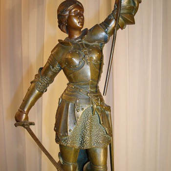 Joan Of Ark Bronze Statue by Berthoz