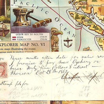 5 cent imperf the EDU dated Oct 28 1862 - Stamps