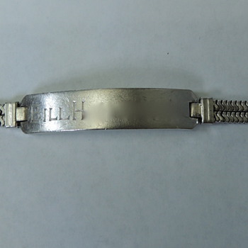 Men's/Boy's Sterling Silver ID Bracelet - F.C.C.