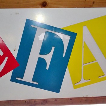 F.A.O. Schwarz sign from Seattle Store