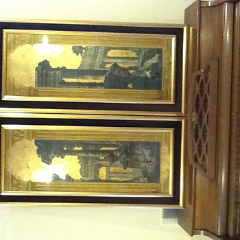 Painting? Gold leaf?
