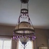 Converted Gas Chandelier