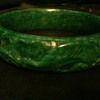 solid jade vintage oriental bracelet