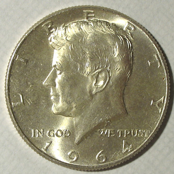1964 Kennedy Half Dollar; Uncirculated - US Coins
