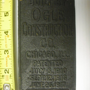 Brass Ogle Equipment tag 