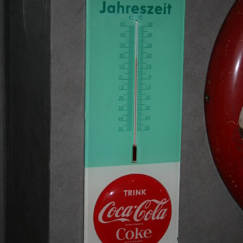 coca cola thermometer