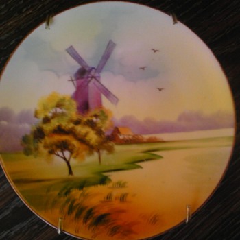 hand painted windmill