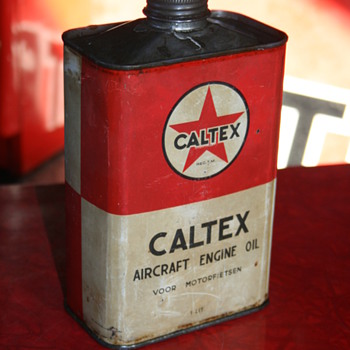 caltex oil can - Petroliana