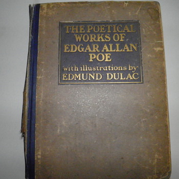 The Poetical Works of Edgar Allan Poe with Illustrations by Edmund Dulac,c 1921