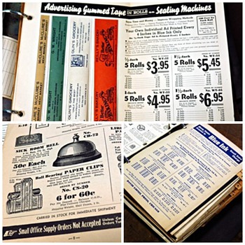 1939 David Lionel Press Salesman Sample Order Book 