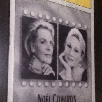 Signed Lauren Bacall & Rosemary Harris Playbill - Paper