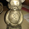 Metal Bear Piggy Bank