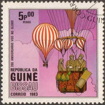 1983 - Guinea-Bissau "Balloons" Postage Stamps - Stamps