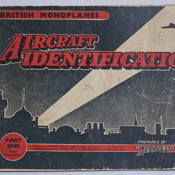 Aircraft Identification - British Monoplanes - Part 1 - Books