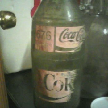 2 liter coca-cola green glass bottle - Coca-Cola