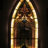 Lighted Gothic Stained Glass Window