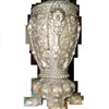Victorian urn? oil lamp? Nickle silver