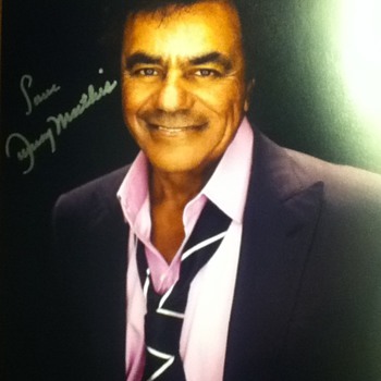 Johnny Mathis autograph - Music