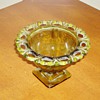 Green Glass Dish