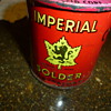 A roll of solder with the original case or covering with a nice logo