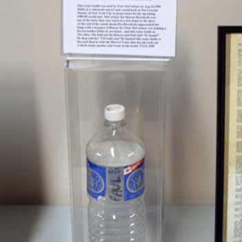 McCartney used water bottle-1989 - Music