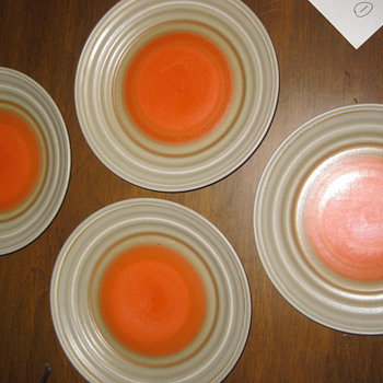 PZH Plates - Gouda Dutch, company closed in 1963, not sure what yr they were made - Pottery
