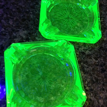 Depression Ashtrays - Glassware