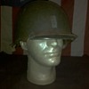 WWII US Army Officer combat helmet