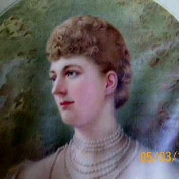 HRH The Princess Of Wales Silk Print . Who is she ? - Posters and Prints