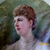 HRH The Princess Of Wales Silk Print . Who is she ?