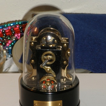 Cigarette Lighter in Glass Case - Tobacciana
