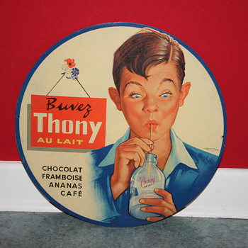 Thony tin sign - Advertising