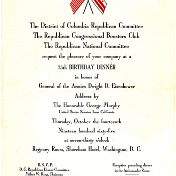 Birthday of Dwigt D Eisenhower
