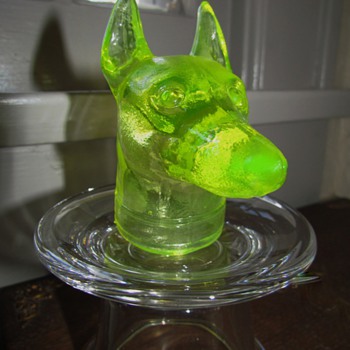 Doberman Pinscher Dog & Lab or Retriever Dog - Boyd's Glass - Animals
