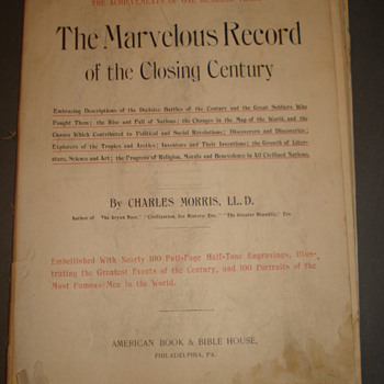 THE MARVELOUS RECORD OF THE CLOSING CENTURY