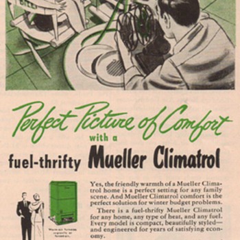 1950 Mueller Climatrol Advertisements - Advertising
