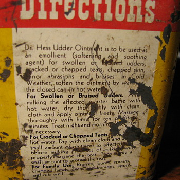 Dr. Hess Udder ointment - Animals