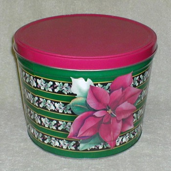 Christmas Tin - Poinsettia - Christmas