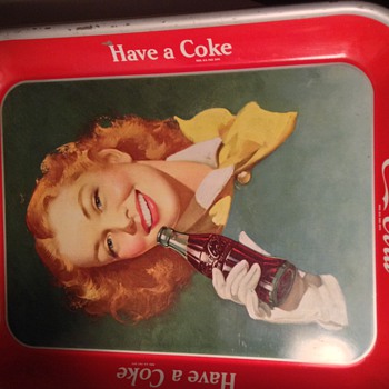 1950-52 coca cola tray - Coca-Cola