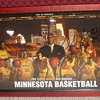 2007-08 University of Minnesota Basketball schedule poster signed by Tubby Smith