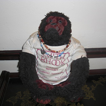 old stuffed monkey