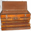 Antique Wooden Carpenter/Machinist Tool Box/Chest