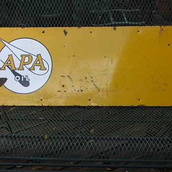 APA OIL (PRE APACHE OIL) PORCILIAN SIGN