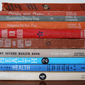 Vintage School Health Books