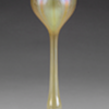 QUEZAL ART GLASS FLOWER FORM VASE, circa 1905
