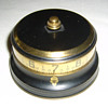 Small Lux Blue Annular” Mystery Rotary” (aka “Tape Measure”) clock 1935