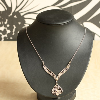Silver filigree demi parure - Fine Jewelry