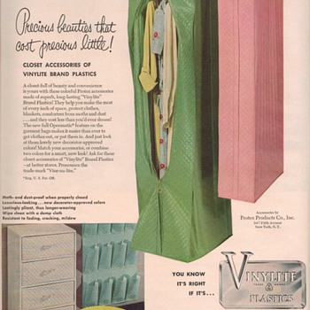 1950 Vinylite Advertisements - Advertising