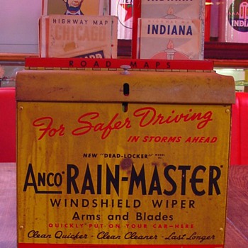 Anco...Rain-Master...Wiper Cabinet and Maps - Petroliana