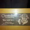 Pre WWII CHESTERFIELD Cigarette add with a US Marine